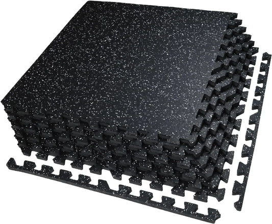 Interlocking Gym Floor Mats for Home Workouts