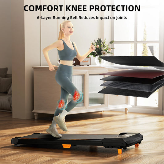 NONEDriving Under Desk Treadmill Incline Walking Pad High Power