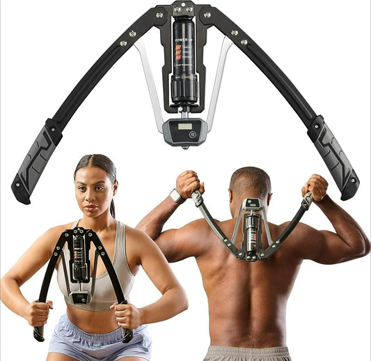 Hydraulic Chest Expander And Arm Twister Exerciser With Adjustable Resistance